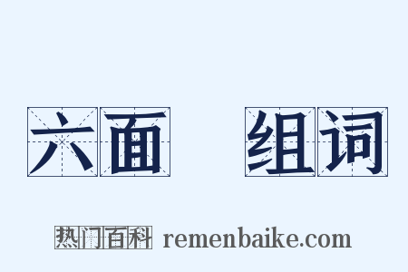 六面體组词是什么意思的图片